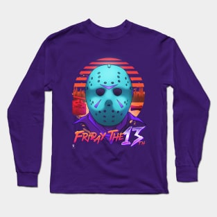 Friday the 13th Retro 80's Shirt Long Sleeve T-Shirt